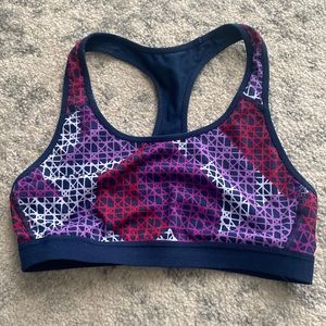 Victoria’s Secret or champions c9 Powercore sports bra in navy and purple